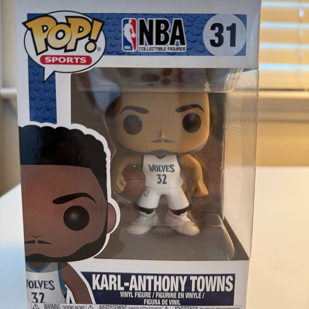 Funko POP! NBA: Karl-Anthony Towns #31 – Wolves #32